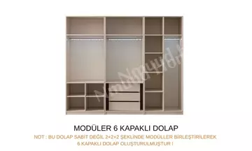 Defi 6 Kapaklı Yatak Odası