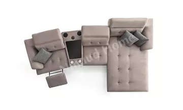 Venüs Metal Köşe Koltuk 348 * 185 Cm