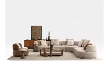 Statue Köşe Koltuk 235 * 335 Cm