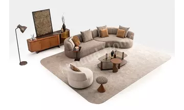 Statue Köşe Koltuk 235 * 335 Cm