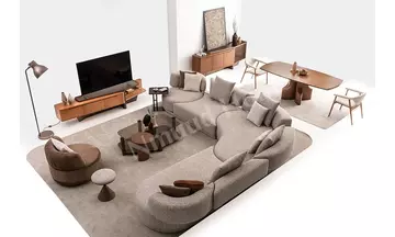 Statue Köşe Koltuk 235 * 335 Cm