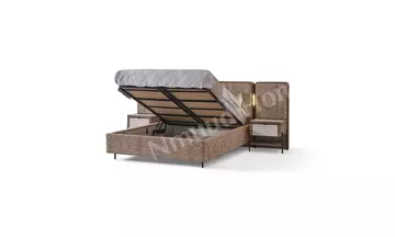 Moka Kiremit Bazalı Karyola 180 x 200