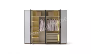 Moka Kiremit 6 Kapaklı Yatak Odası