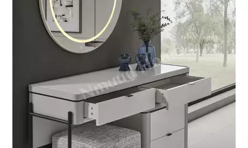 Moka Gri 6 Kapaklı Yatak Odası