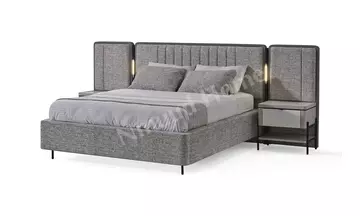 Moka Gri Bazalı Karyola 180 x 200