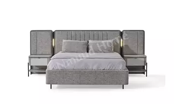 Moka Gri Bazalı Karyola 180 x 200