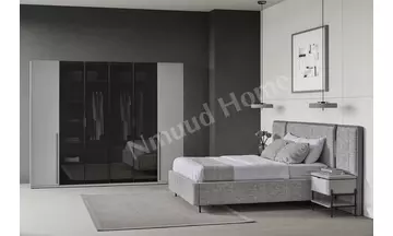 Moka Gri 6 Kapaklı Yatak Odası