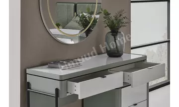 Moka Yeşil Köşe Dolaplı Yatak Odası