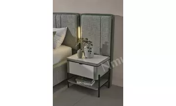 Moka Yeşil 6 Kapaklı Yatak Odası