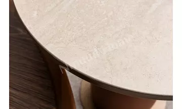 İcon Yan Sehpa Traverten