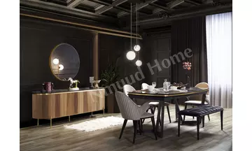 Tesla Ceviz Yemek Odası