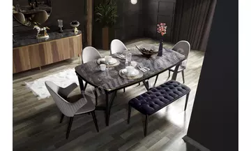 Tesla Ceviz Yemek Odası