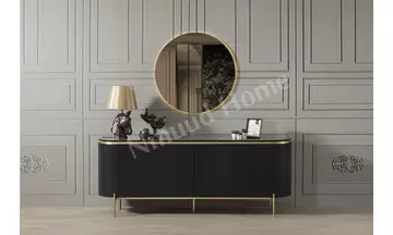 Tesla Siyah Yemek Odası