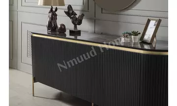 Tesla Siyah Yemek Odası