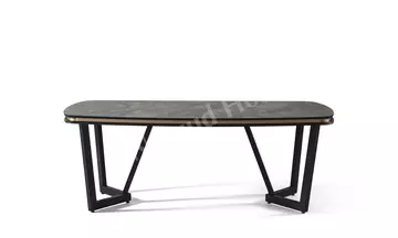 Tesla Siyah Masa & Sandalye Takımı