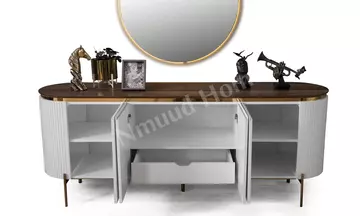 Tesla Ekru Yemek Odası