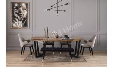 Tesla Ekru Yemek Odası