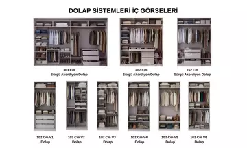 Kaşmir 6 Kapaklı Yatak Odası