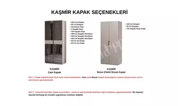 Kaşmir Köşe Dolaplı Yatak Odası