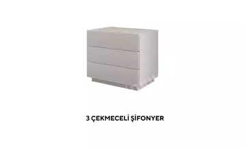 Kaşmir Şifonyer 3 Çekmeceli Blok