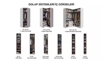 Dolunay 6 Kapaklı Yatak Odası
