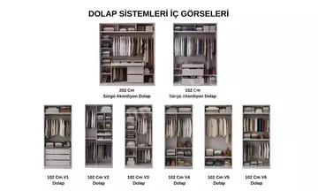 Dolunay 6 Kapaklı Yatak Odası