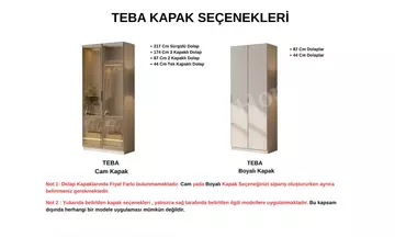 Teba 6 Kapaklı Yatak Odası
