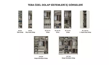 Teba 6 Kapaklı Yatak Odası