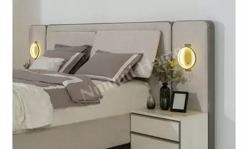 Pamukkale Köşe Dolaplı Kapaklı Yatak Odası