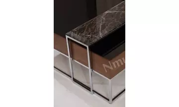 Crown Ceviz, Gümüş Orta Sehpa