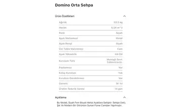 Domino Orta Sehpa