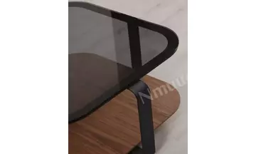 Royal Kare Siyah, Ceviz Orta Sehpa