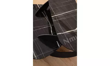 Solid Siyah Orta Sehpa