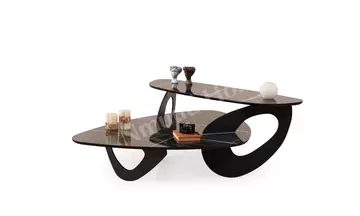 Solid Siyah Orta Sehpa