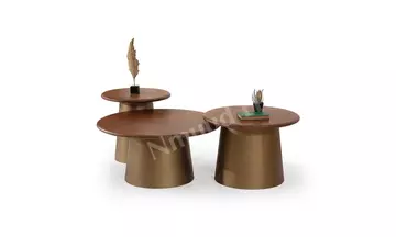 Tola Ceviz, Pirinç Orta Sehpa Seti