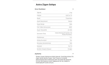 Astra Zigon Sehpa