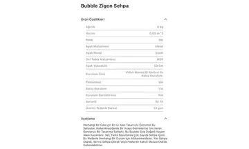 Bubble Zigon Sehpa