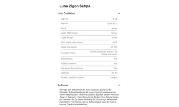 Luna Zigon Sehpa
