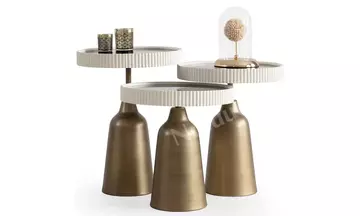 Olivia Ecru Zigon Sehpa