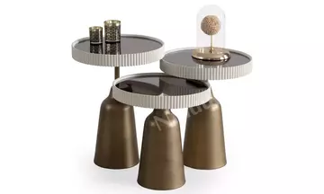 Olivia Ecru Zigon Sehpa