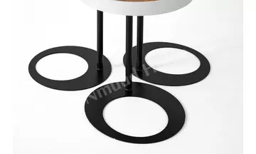 Ren Siyah Zigon Sehpa