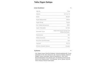 Talia Zigon Sehpa