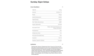 Sunday Zigon Sehpa