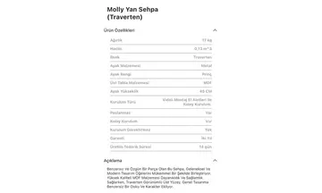 Molly Traverten Yan Sehpa