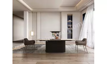 Freeze Buzdolaplı Porselen Dikdörtgen Masa (Sabit)