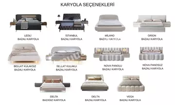 Bronze 6 Kapaklı Antrasit Yatak Odası