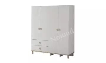 Marven 4 Kapılı Ahşap Kapaklı Dolap
