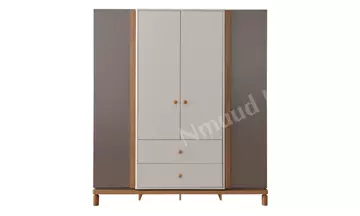 Gray 4 Kapaklı Dolap