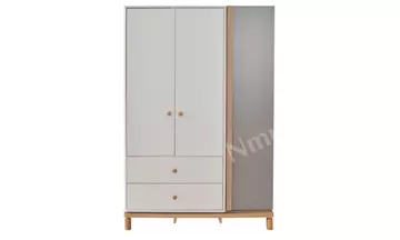 Gray 3 Kapaklı Dolap