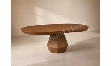 Kristal Yuvarlak Kademeli Açılır Masa